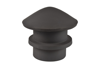 product visual Hepworth Terracotta mushroom top ventilation terminal blue/black 180mm