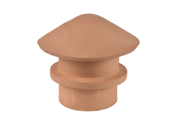 product visual Hepworth Terracotta mushroom top ventilation terminal buff 180mm