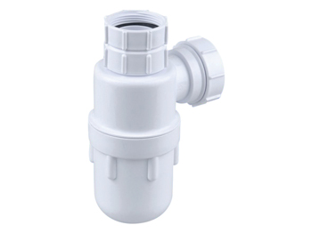 product visual Osma Waste adjustable bottle trap 75mm seal 32mm white