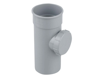 product visual Osma RoundLine access pipe with screwed door 68mm grey