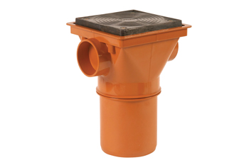 product visual Wavin Sewer Plain Ended Sealed Access Hopper 110mm