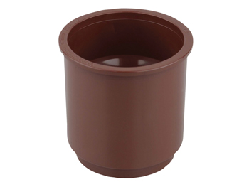 product visual Osma RoundLine pipe connector 68mm brown